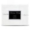 750 Thread Count Pure Cotton Queen Bed Sheet Set 4 Piece Gift Pack - White