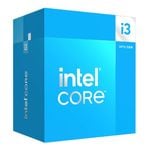 Intel i3 14100 CPU 3.5GHz (4.7GHz Turbo) 14th Gen LGA1700 4-Cores 8-Threads 17MB 60W UHD Graphics 730 Retail Raptor Lake with Fa