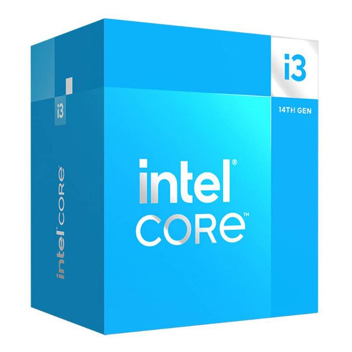 Intel i3 14100 CPU 3.5GHz (4.7GHz Turbo) 14th Gen LGA1700 4-Cores 8-Threads 17MB UHD Graphics 730 Retail Raptor Lake with Fan