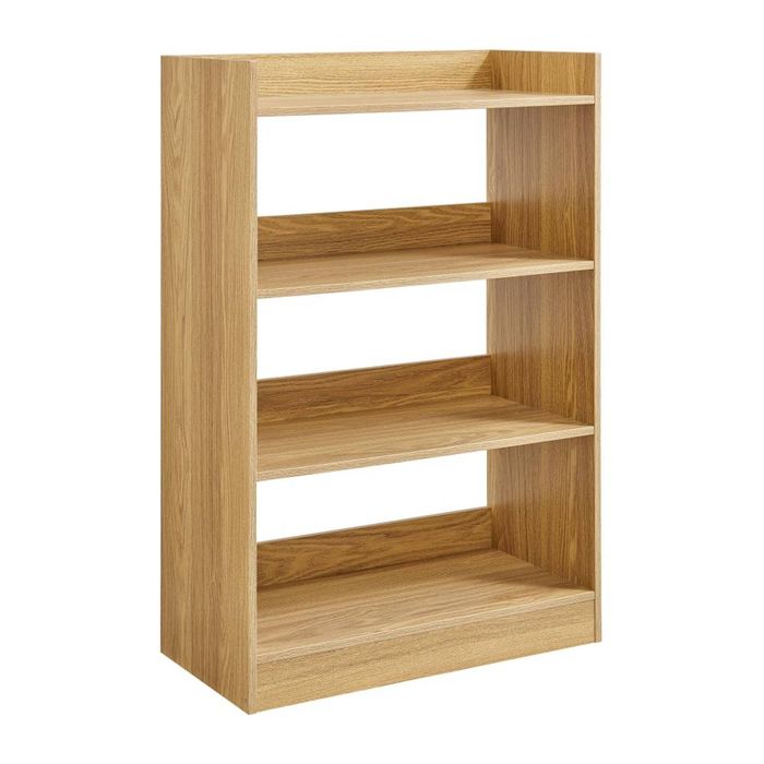 Lanie 4 Tier Bookcase Bookshelf Display Shelving Oak