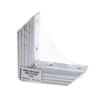Zenith 75mm Zinc Plated Angle Bracket - 12 Pack