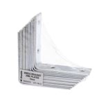 Zenith 75mm Zinc Plated Angle Bracket - 12 Pack
