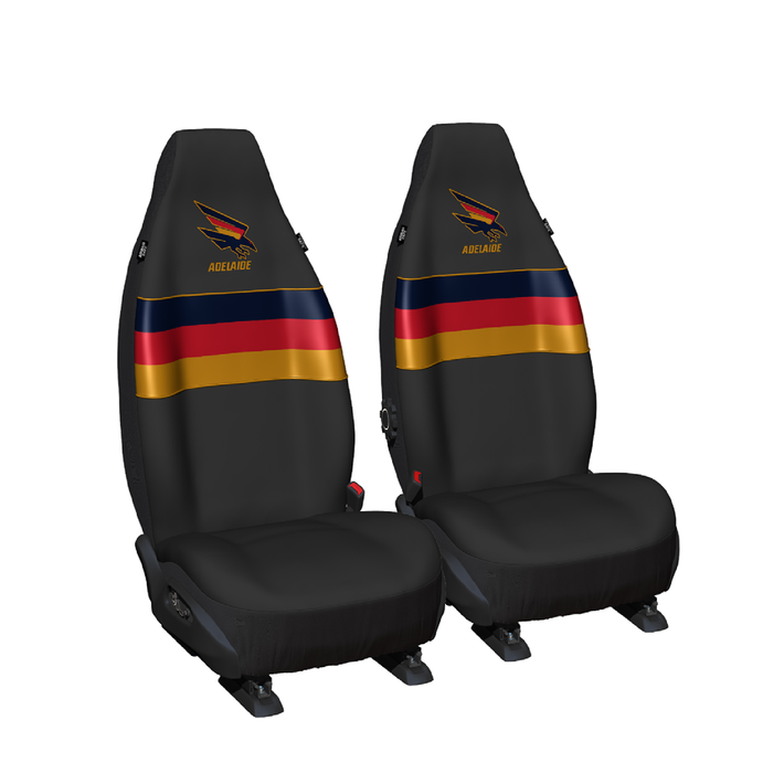 ADELAIDE CROWS Official AFL Seat Covers Airbag Compatible Universal Fit NEW