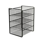 Flexi Storage Home Solutions Black 4 Wire Basket and Frame Kit