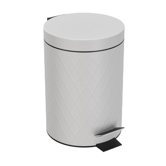 Living Elements 3L Grey Pedal Bin