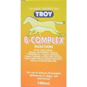 Troy Vitamin B Complex Vitamins Horse Dog Cat 100ml