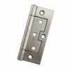 Vinco 100 x 42 x 2mm Stainless Steel Fast Fix Hinge - 50 Pack