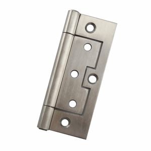 Vinco 100 x 42 x 2mm Stainless Steel Fast Fix Hinge - 50 Pack