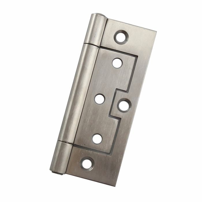 Vinco 100 x 42 x 2mm Stainless Steel Fast Fix Hinge - 50 Pack