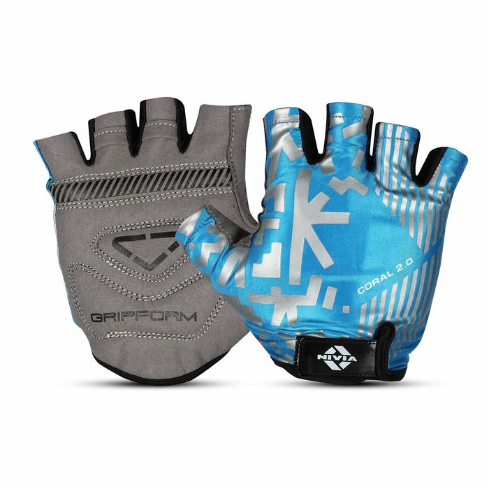 Nivia Coral Micro Gym Gloves M Black/Grey