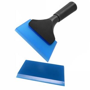 Window Ice Scraper with Spare Rubber Blade