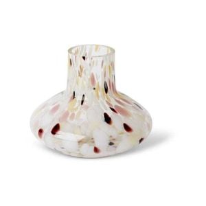 E Style 23cm Glass Bailey Flower Vase Home Decor