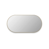 Attica 1200 x 600mm Brushed Gold Mirror Oval Pill