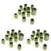 3x 12pc Appetito Fruit & Vegetable Cutters Set Shapes Green