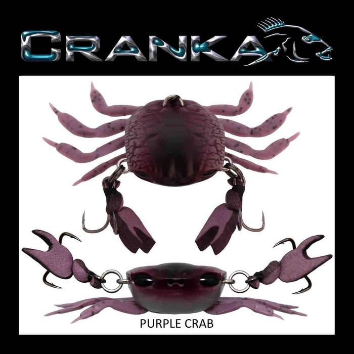 Cranka Crab Heavy 5.9g Hard Body Fishing Lure Purple Crab