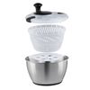 Vevor Stainless Steel Salad Spinner for One-handed Easy Press Large Vegetable Dryer Washer
