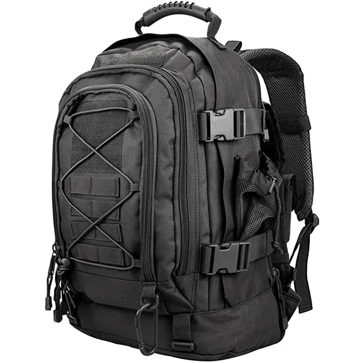 NNEOBA Tactical MOLLE Backpack Heavy-Duty Rucksack Black - Bunnings ...