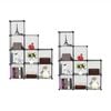 SOGA 2X Black 9-Cube Storage Shelf