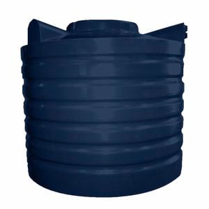Clark Tanks 1000L Round Poly Water Tank - Stormedge Blue