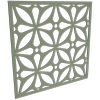 ProtectorAl 300-1200 x 300-1200mm Pale Eucalypt Morrocco Unframed Solid Aluminium Decorative Panel
