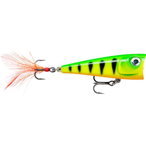 Rapala XLight Finesse Pop 4cm Hard Body Topwater Fishing Lure Fire Tiger