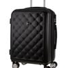 Pierre Cardin 4 Wheel Cabin Hard-Shell TSA Lock Travel Luggage 54cm Black