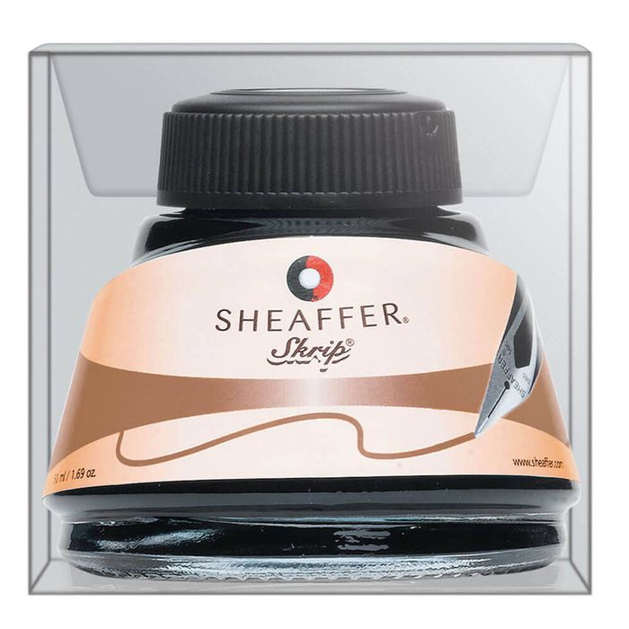 Skrip Fountain Pen Ink Bottle (50mL) (Brown)