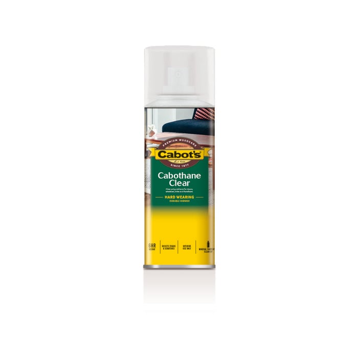 Cabot's 300g Gloss Oil Based Cabothane Clear Polyurethane Aerosol