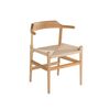 benssur HOLM Solid Ash Paper Rope Dining Armchair Natural