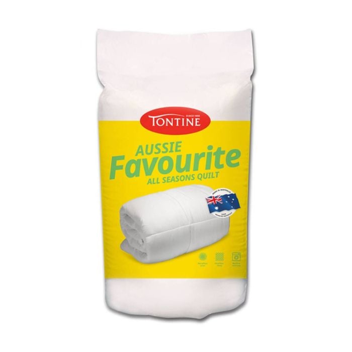 Tontine 240x210cm Aussie Favourite All Seasons King Bed Microfibre Quilt Doona
