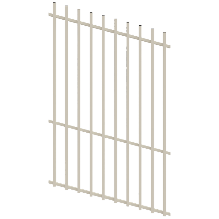 ProtectorAl 350 - 1200 x 1800mm Surfmist Raked Up to 15º Batten Pool Fence Panel