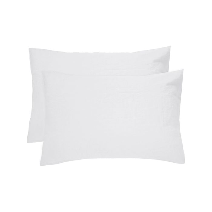 French Flax Linen Pillowcase Pair