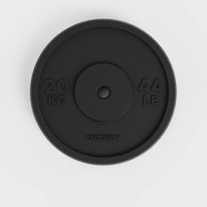 Decathlon | Cast Iron Weight Training Disc Weight - 20 Kg 28 Mm - 20 Kg