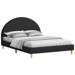 ALFORDSON Bed Frame Arched Base Charcoal Queen