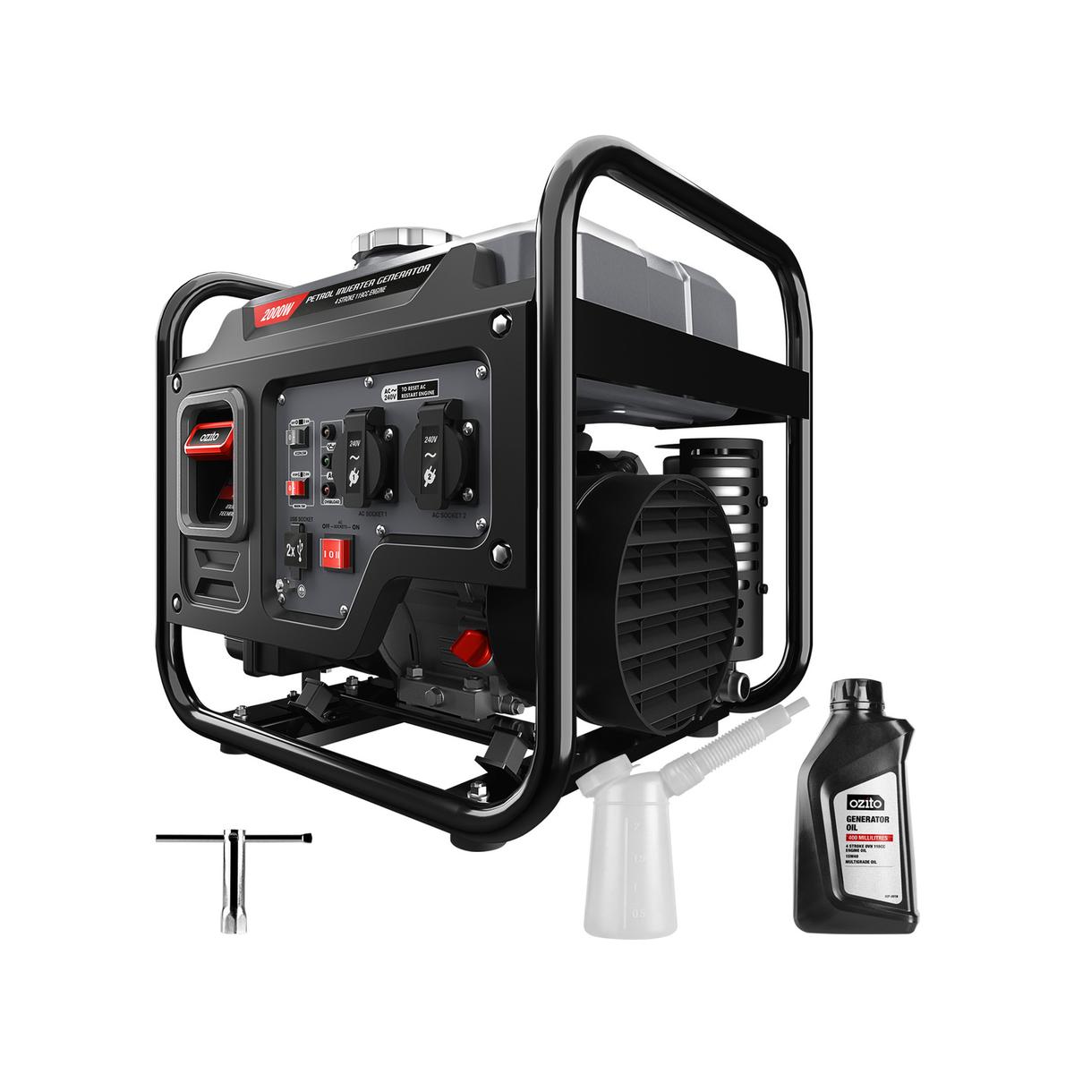 Ozito 2000W Petrol Inverter Generator - Bunnings New Zealand