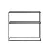 Modern Furniture PEBBLE Console Table 90cm - Black