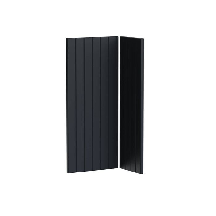 Kaboodle 800 x 900mm Poppy Seed V-Groove Base Corner Door - 2 Pack