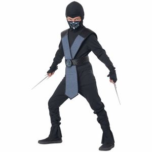 Dragon Master Ninja Blue Japanese Warrior Samurai Book Week Boys Costume S
