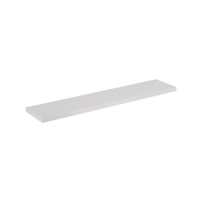 Flexi Storage Decorative Shelving 900 x 24 x 190mm White Gloss Style Shelf