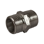 Brasshards 15mm Chrome Plated Brass Hex Nipple