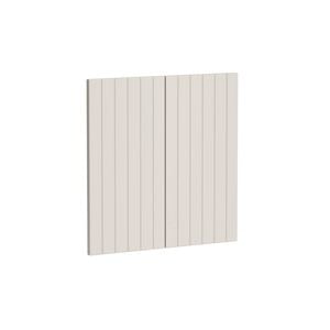 Kaboodle 600mm Cremasala V-Groove Rangehood Doors - 2 Pack