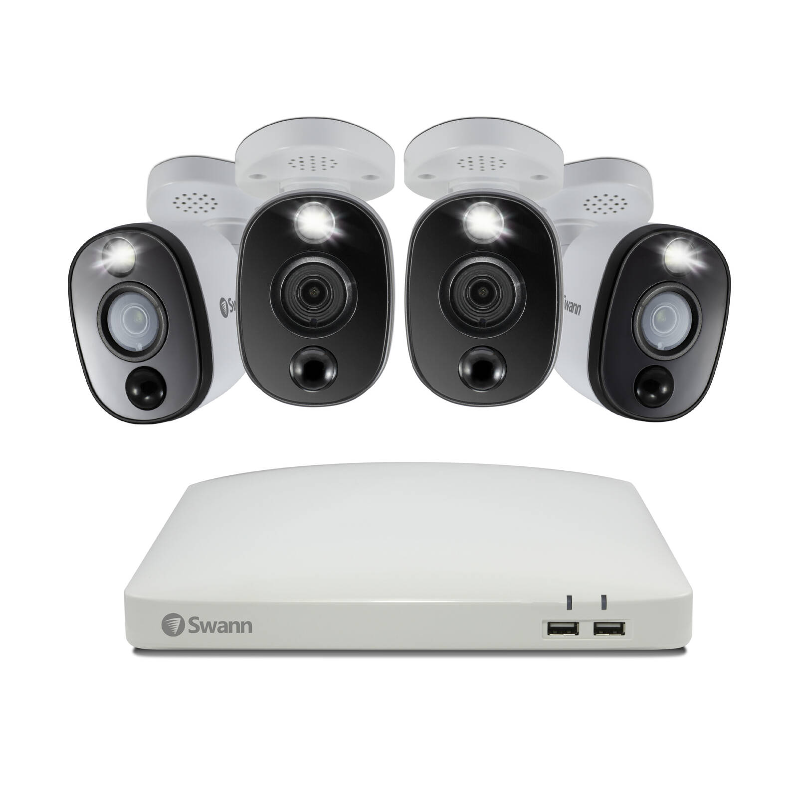 Swann 4 Camera 4 Channel 4K Ultra HD DVR Spotlight Security System
