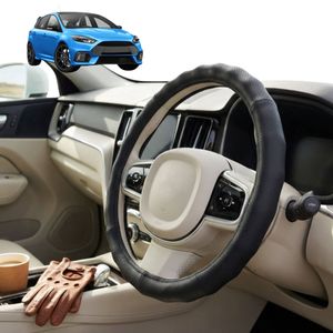 Australian Goose Steering Wheel Cover for Ford Focus 2011 - 2018 (LW/LZ) Circle Black