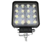 Elinz 48W LED Work Light Square 60Â° Flood Lamp Fog IP67 Offroad Tractor Jeep 12V 24V