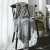 CottonMore Super Soft Eyelash Yarn Feather Yarn Knitted Blanket Throw Rug 130x160cm