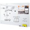 60x90cm Magnetic Glass Whiteboard Wall-mounted Dry Erase Board Frameless Tempered Glass White Board