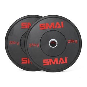 Smai Hd Bumper Plates (pair) - 25kg - Black
