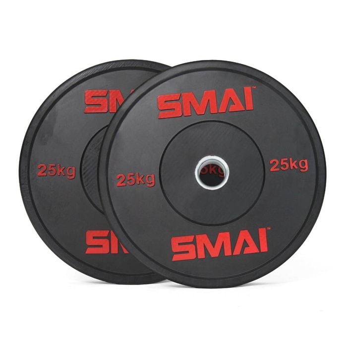 Smai Hd Bumper Plates (pair) - 25kg - Black