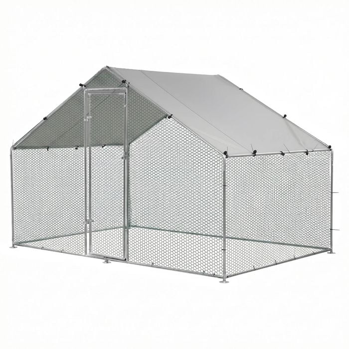 i.Pet Chicken Coop Rabbit Hutch Outdoor Run Walk in Hen Cage Ferret House 3x2x2m