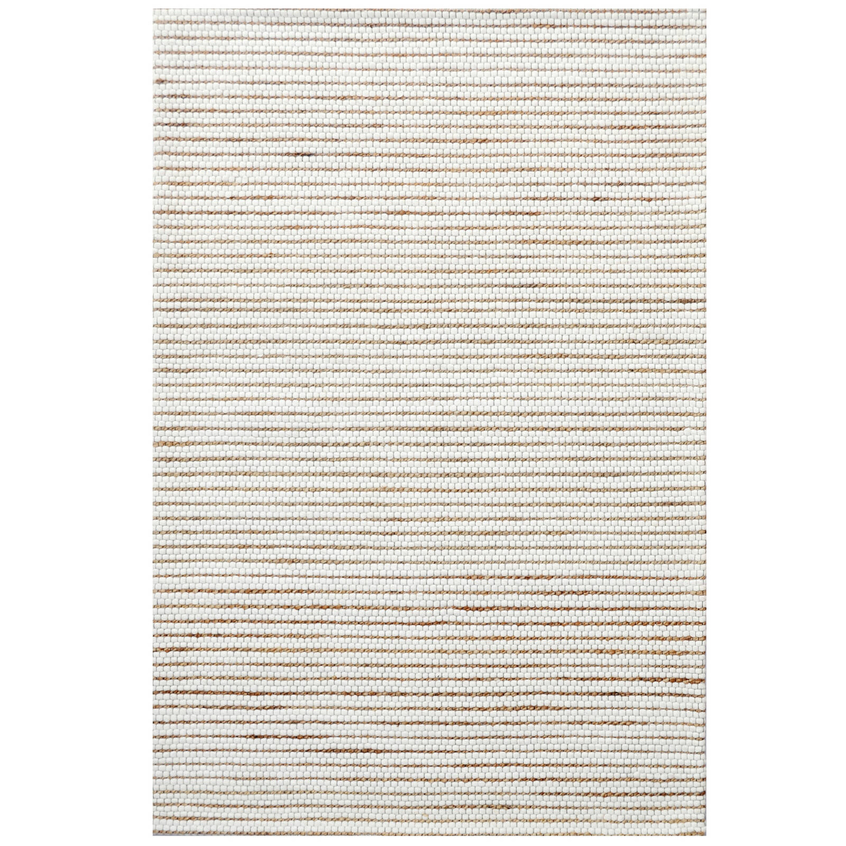 Modern Handmade Wool Rug-Laos6281-Ivory-190x280cm - Bunnings Australia